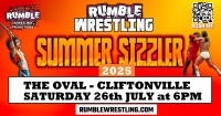 Rumble Wrestling comes to The Oval 2025 - 2 KIDS GO FREE WITH ADULT TICKET 